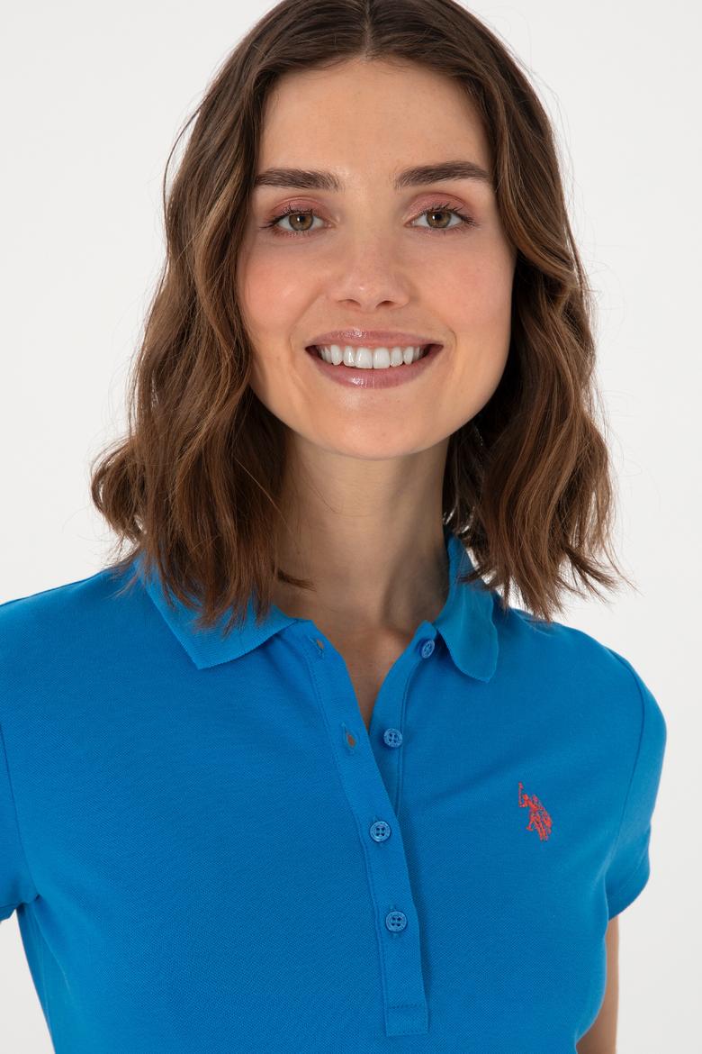 Kadın Saks Tişört - 50280070056