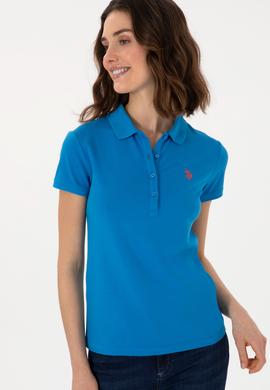 Kadın Saks Tişört - 50280070056