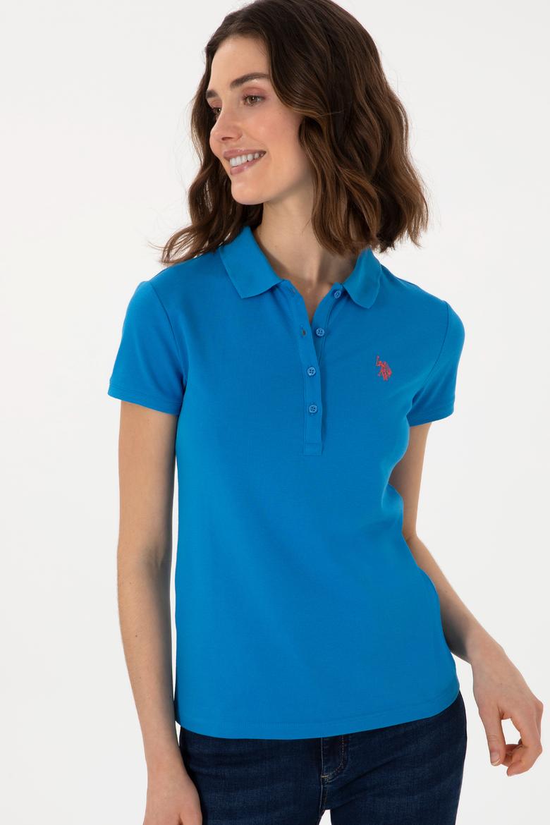 Kadın Saks Tişört - 50280070056