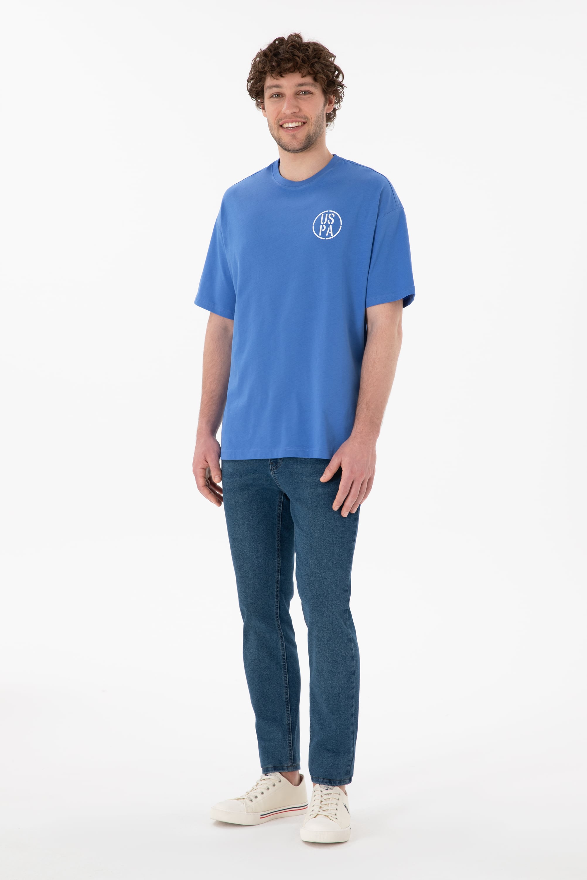 تی شرت یقه گرد Oversize یقه گرد مردانه یو اس پولو | U.S. Polo Assn. - تصویر 5