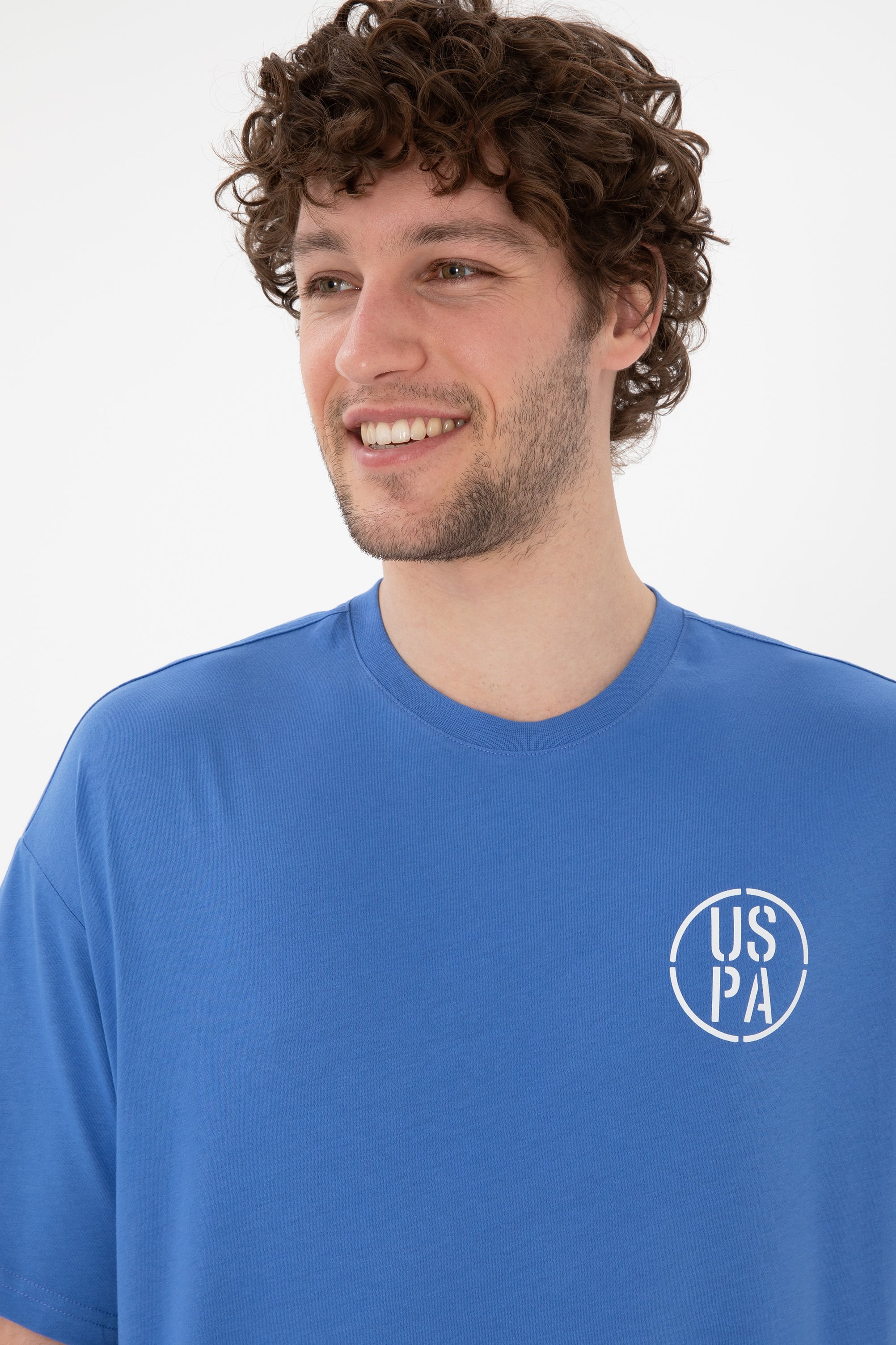 تی شرت یقه گرد Oversize یقه گرد مردانه یو اس پولو | U.S. Polo Assn. - تصویر 3
