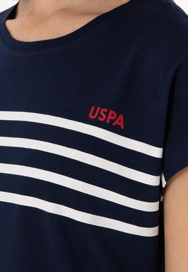 Kadın Lacivert Bisiklet Yaka Tişört - 50305823003