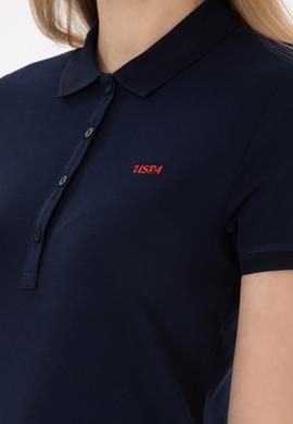 Kadın Lacivert Basic Polo Yaka Tişört - 50305764149