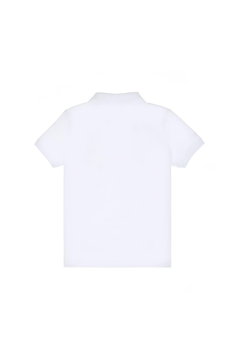 Erkek Çocuk Beyaz Basic Tişört - 50306495005
