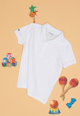 Erkek Çocuk Beyaz Basic Tişört - 50306495005