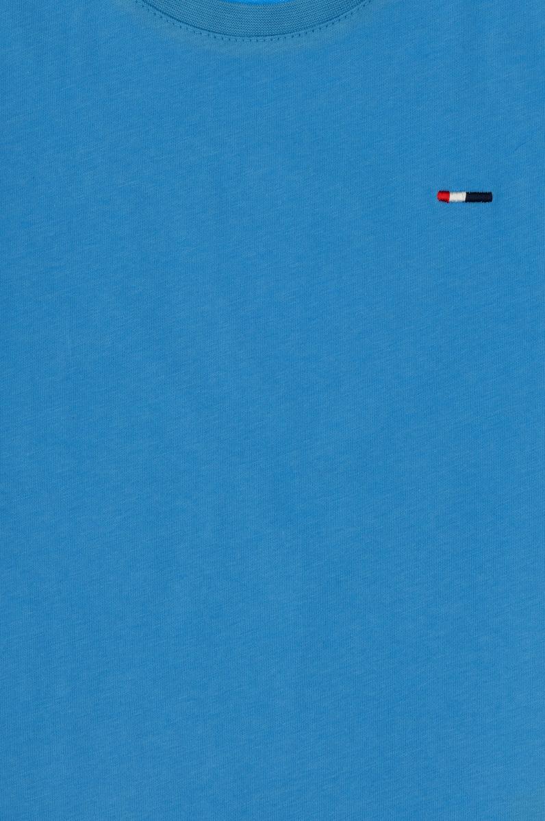 Erkek Çocuk Turkuaz Basic Bisiklet Yaka Tişört