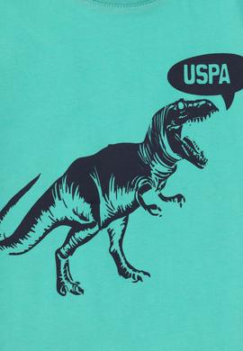 Erkek Çocuk Mint Bisiklet Yaka Tişört - 50307200001