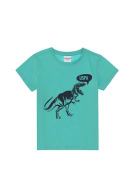 Erkek Çocuk Mint Bisiklet Yaka Tişört - 50307200001