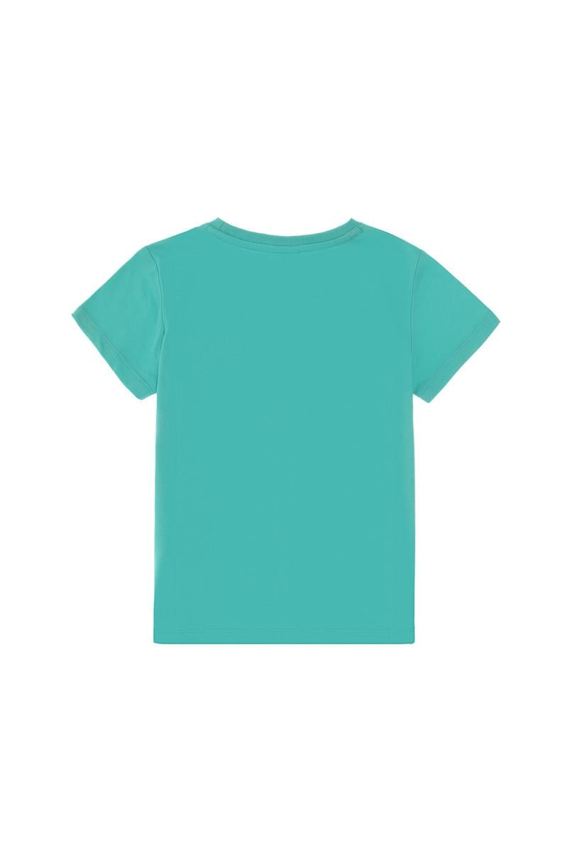 Erkek Çocuk Mint Bisiklet Yaka Tişört