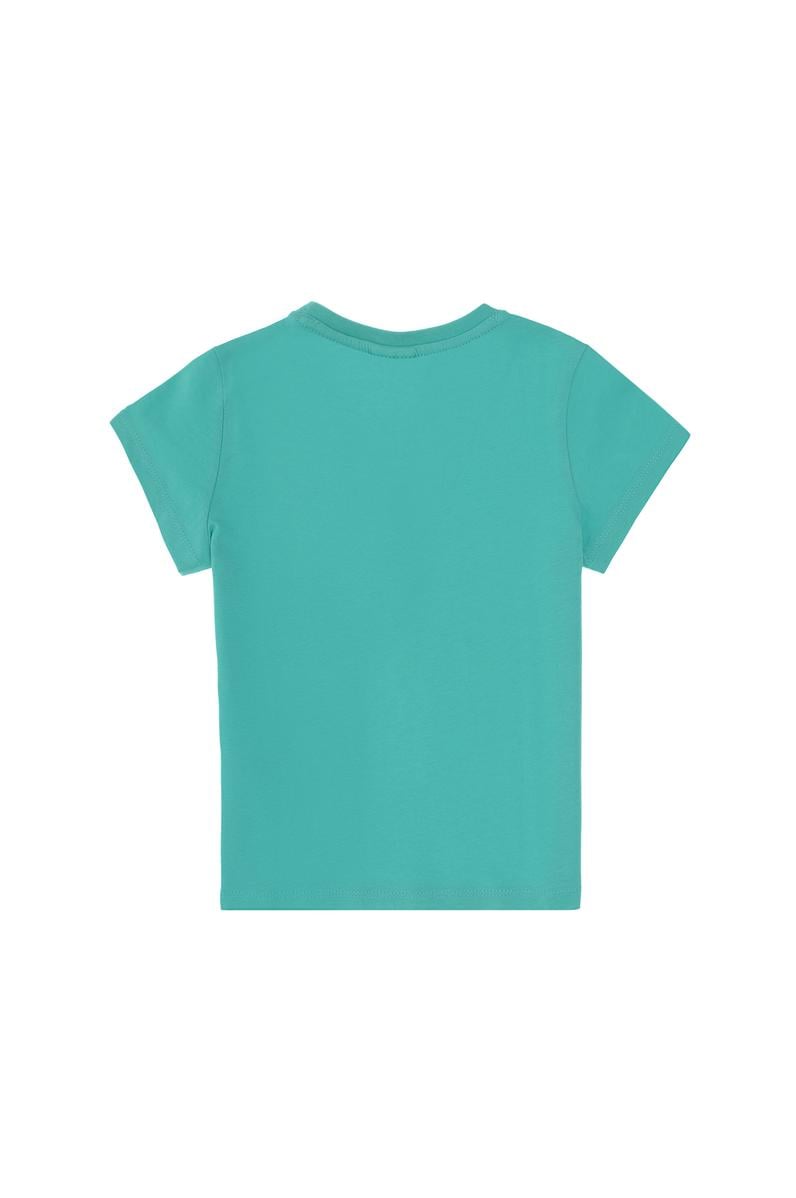 Erkek Çocuk Mint Basic Bisiklet Yaka Tişört