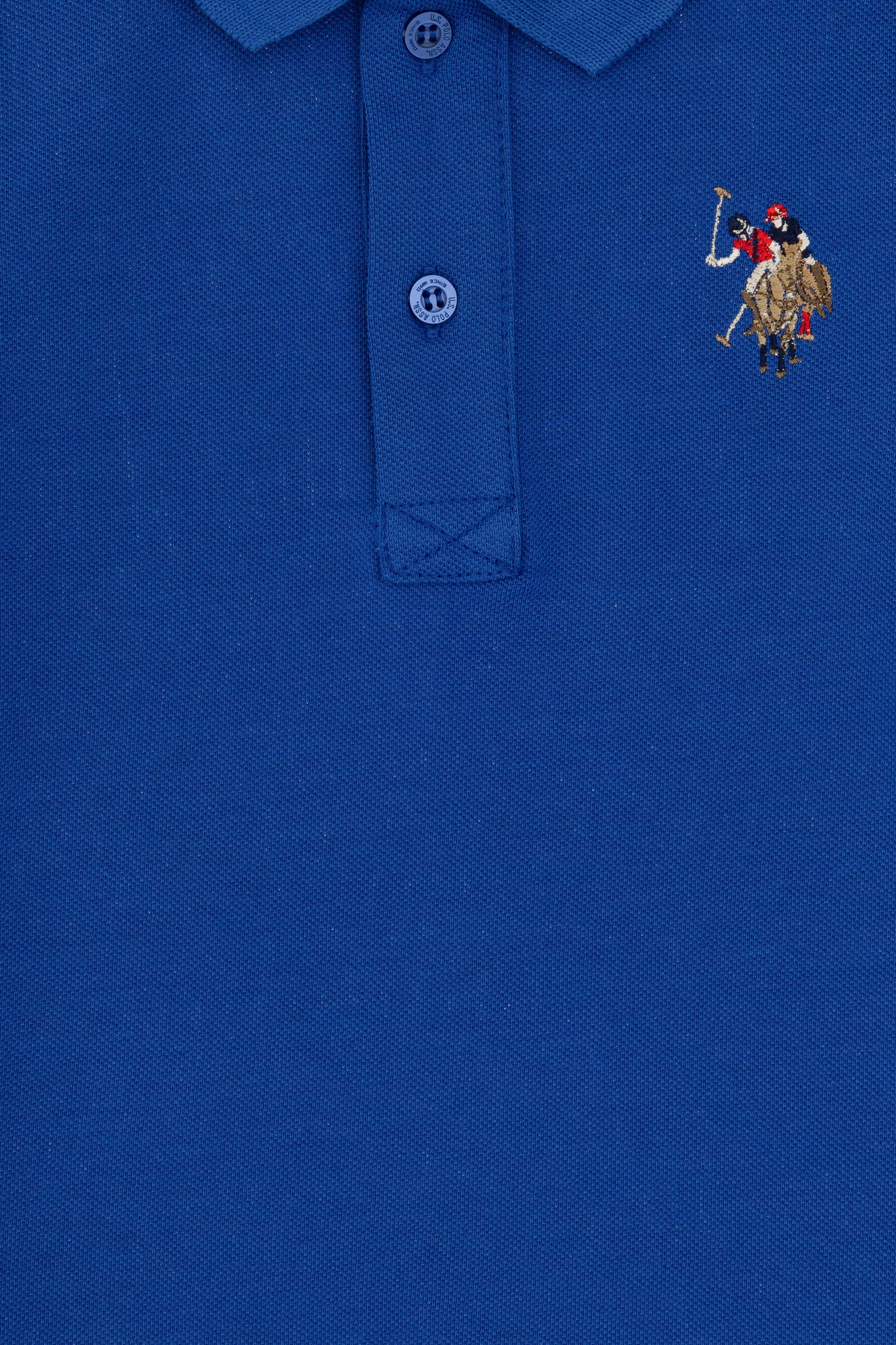 Erkek Çocuk Saks Basic Polo Yaka Tişört