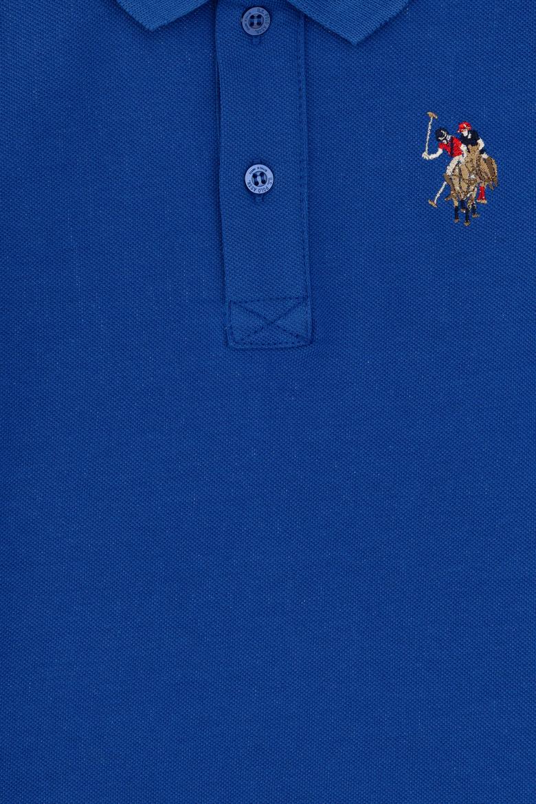 Erkek Çocuk Saks Basic Polo Yaka Tişört - 50306484044