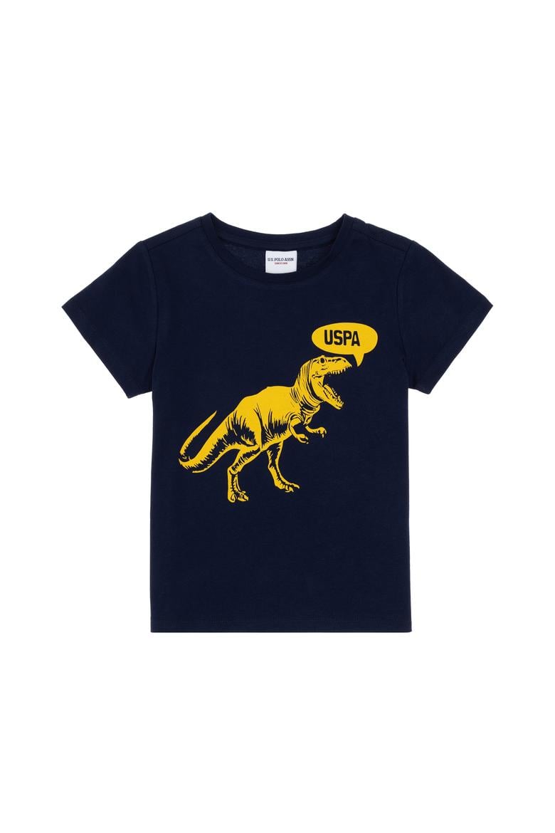 Erkek Çocuk Lacivert Bisiklet Yaka Tişört