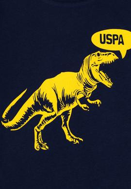 Erkek Çocuk Lacivert Bisiklet Yaka Tişört - 50307200026