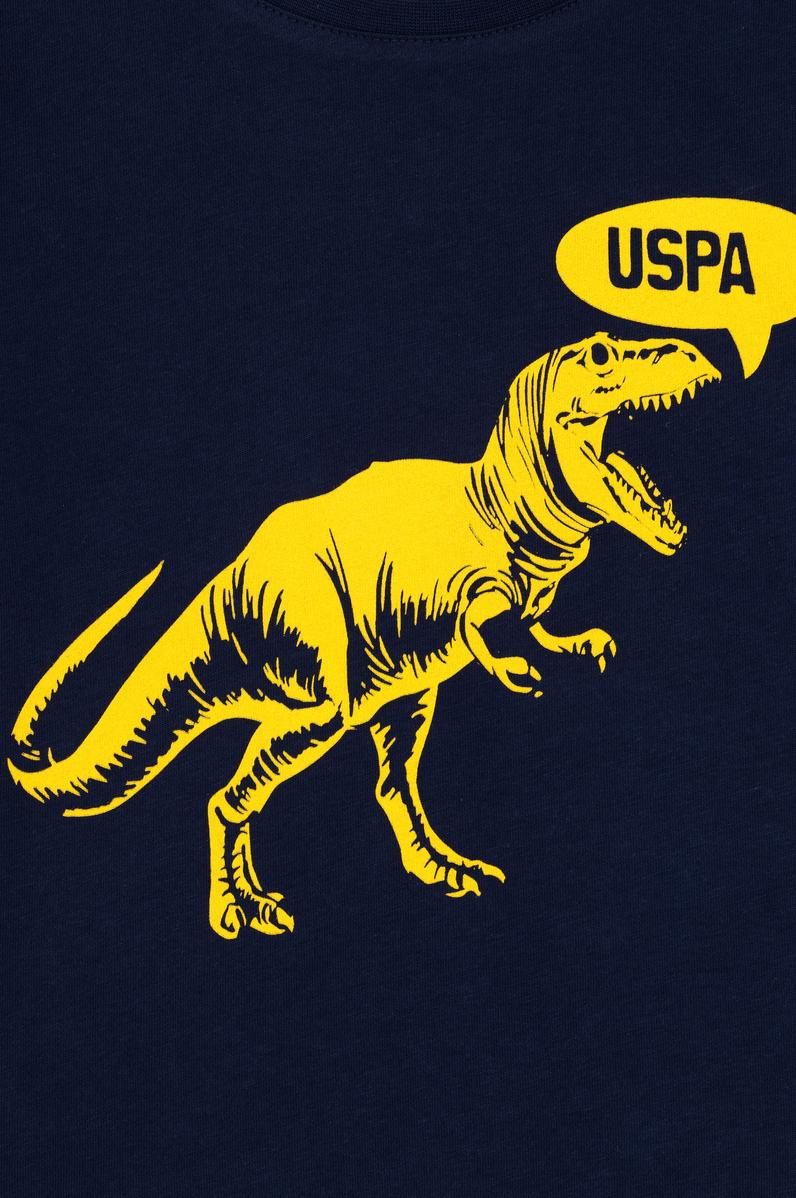 Erkek Çocuk Lacivert Bisiklet Yaka Tişört