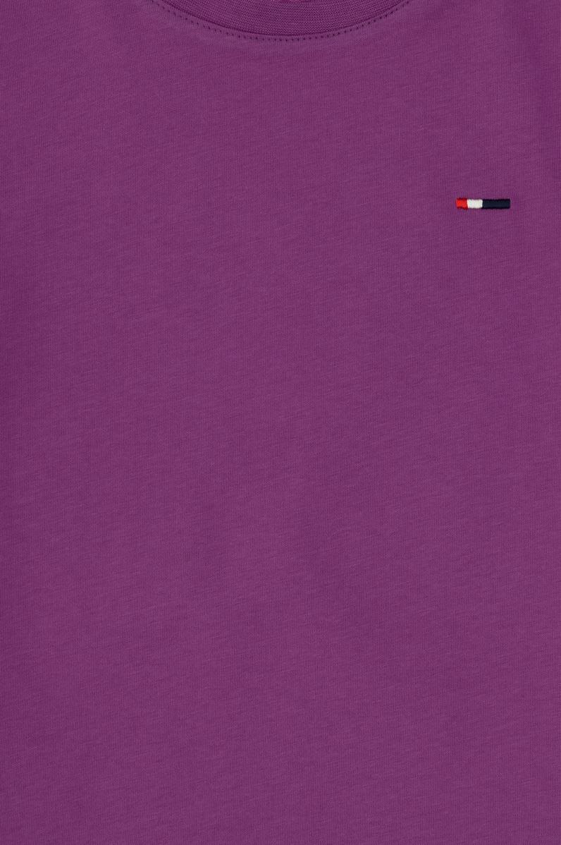 Erkek Çocuk Menekşe Basic Bisiklet Yaka Tişört