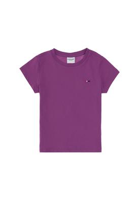 Erkek Çocuk Menekşe Basic Bisiklet Yaka Tişört - 50306548069