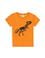 Erkek Çocuk Turuncu Bisiklet Yaka Tişört