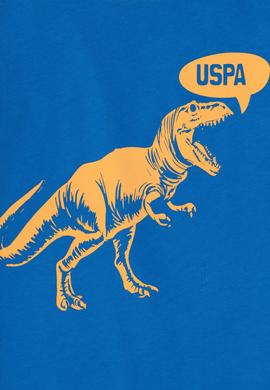 Erkek Çocuk Kobalt Bisiklet Yaka Tişört - 50307200047