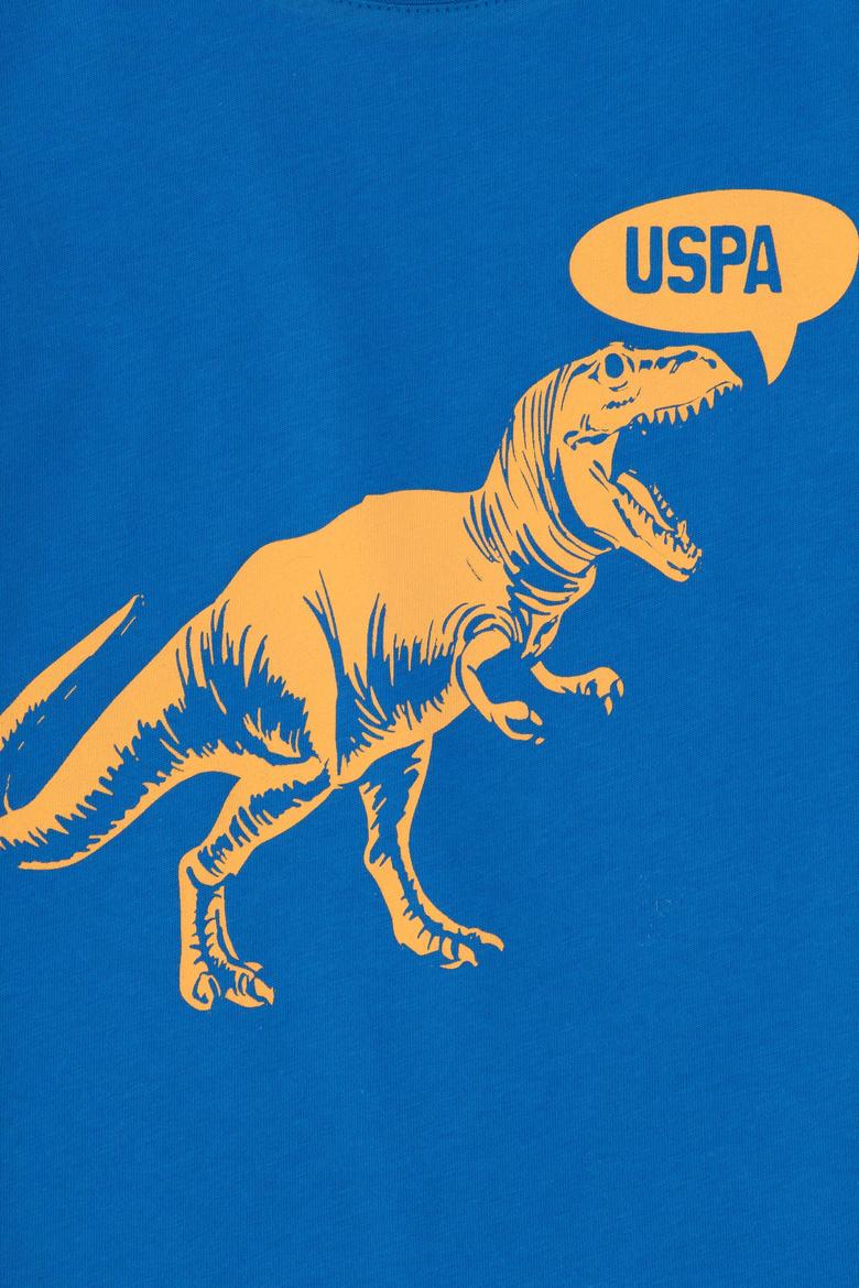 Erkek Çocuk Kobalt Bisiklet Yaka Tişört - 50307200047