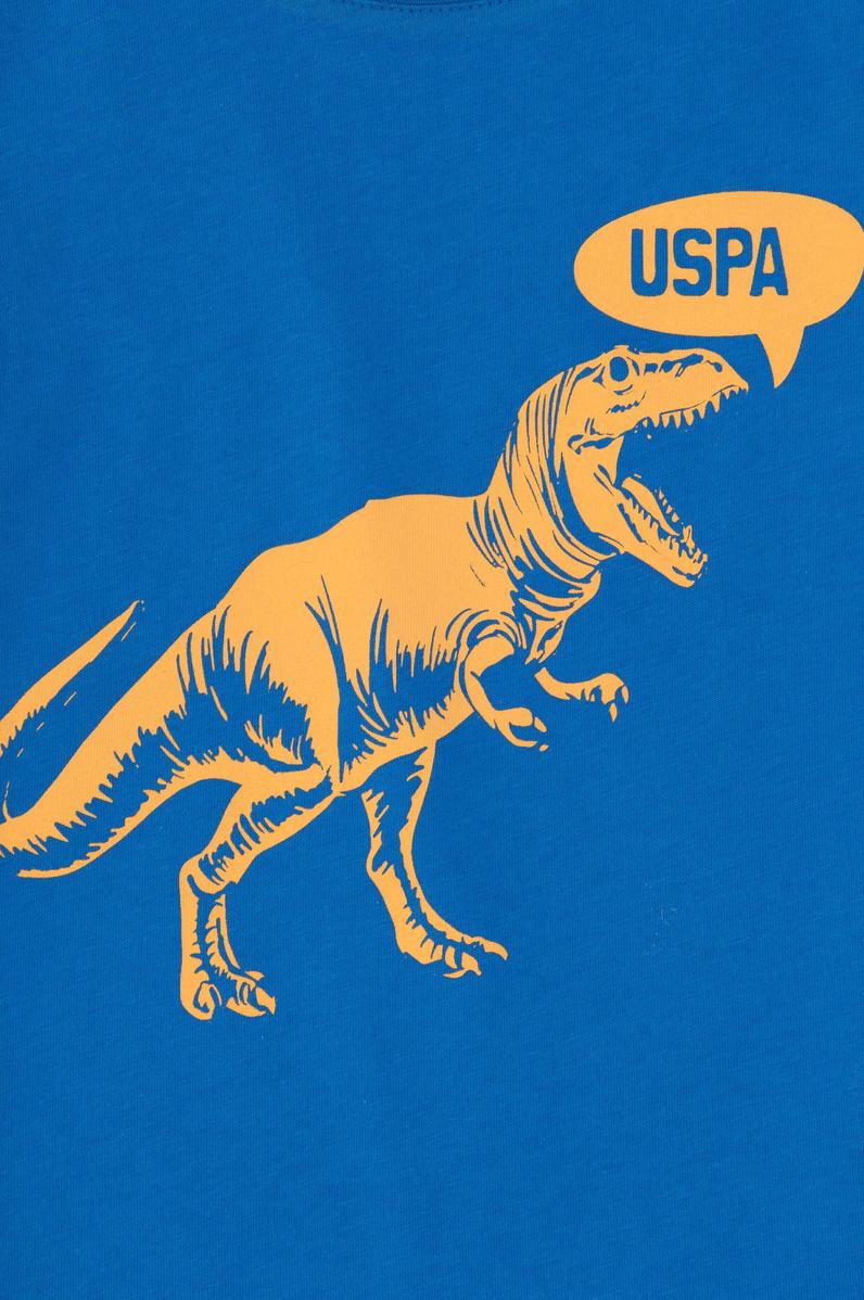 Erkek Çocuk Kobalt Bisiklet Yaka Tişört