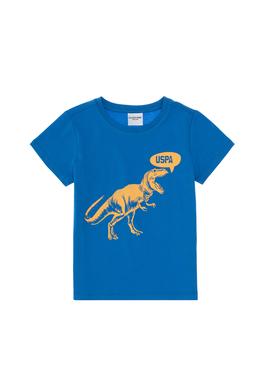 Erkek Çocuk Kobalt Bisiklet Yaka Tişört - 50307200047