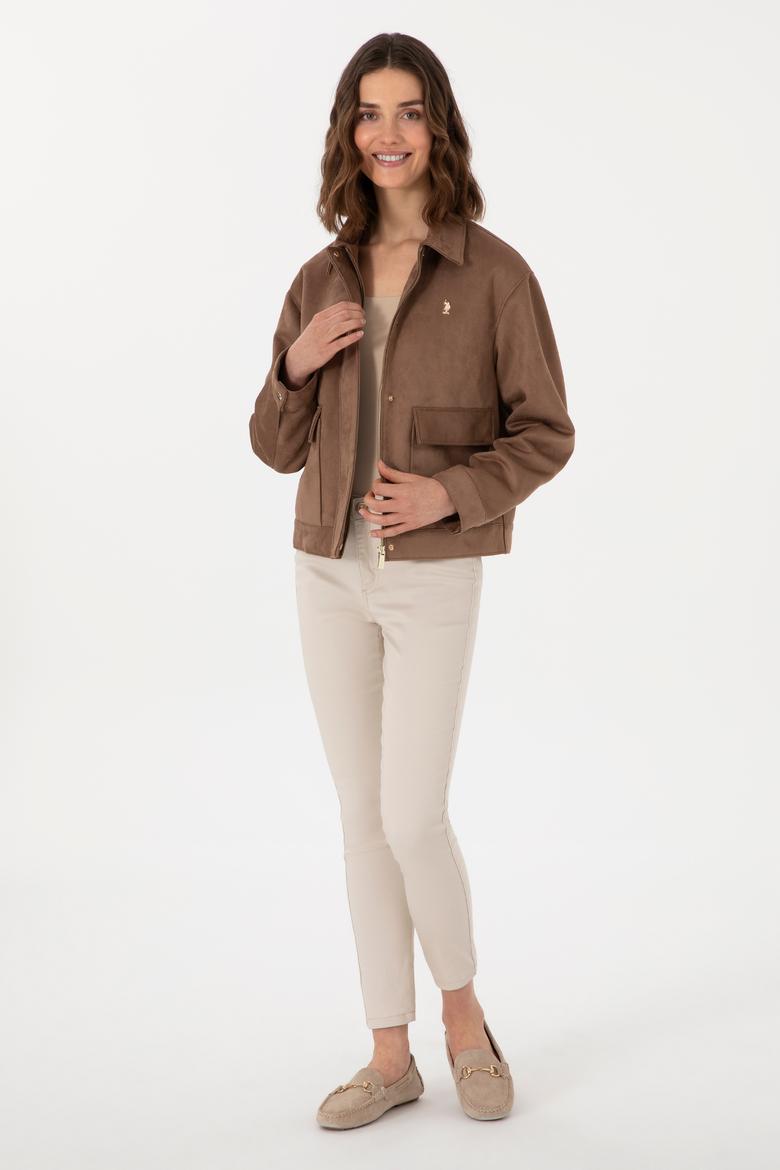 Kadın Vizon Deri Ceket - 50307409002