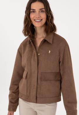 Kadın Vizon Deri Ceket - 50307409002