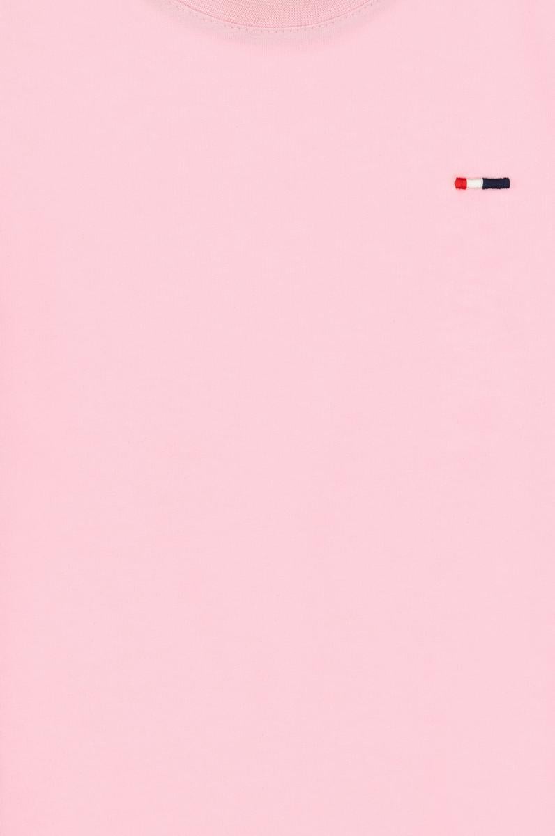 Erkek Çocuk Açık Pembe Basic Bisiklet Yaka Tişört