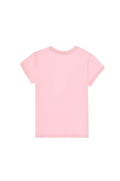 Erkek Çocuk Açık Pembe Basic Bisiklet Yaka Tişört
