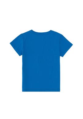 Erkek Çocuk Kobalt Bisiklet Yaka Tişört - 50307200047