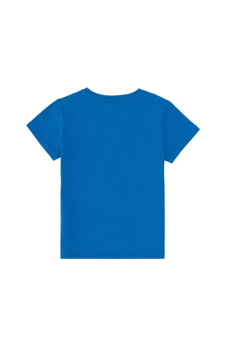 Erkek Çocuk Kobalt Bisiklet Yaka Tişört