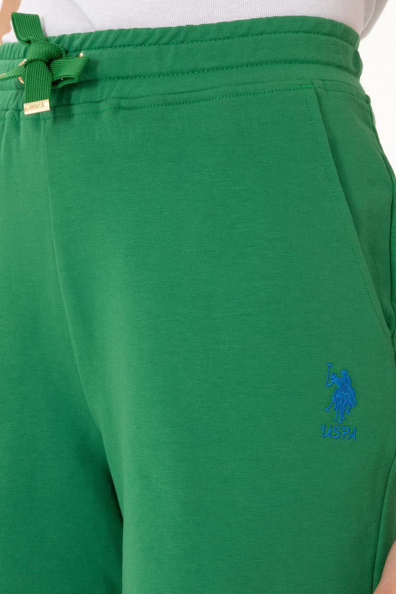 Kadın Yeşil Örme Şort - 50280074025