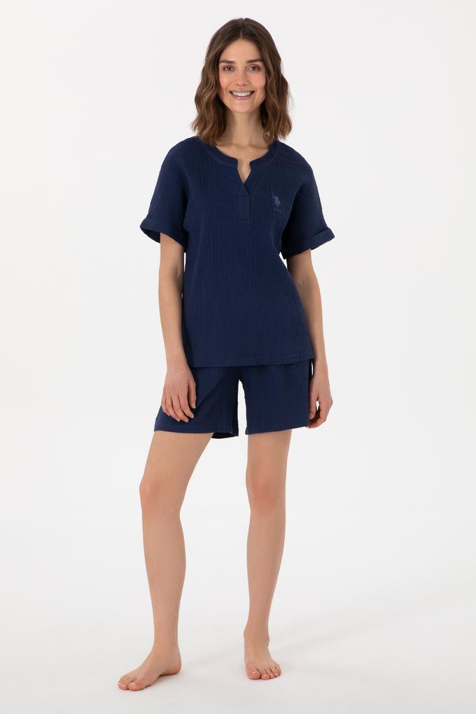 Kadın Lacivert Pijama Takımı