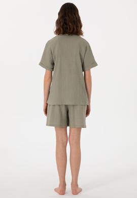 Kadın Haki Pijama Takımı - 50312905010