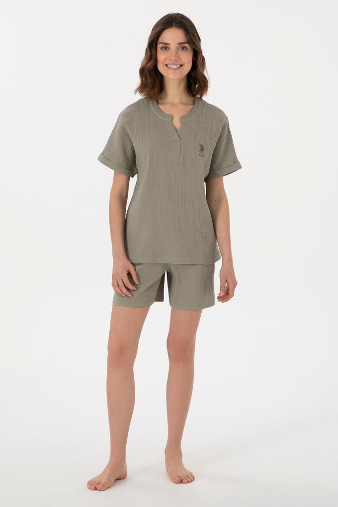 Kadın Haki Pijama Takımı