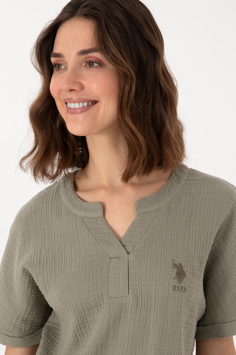 Kadın Haki Pijama Takımı