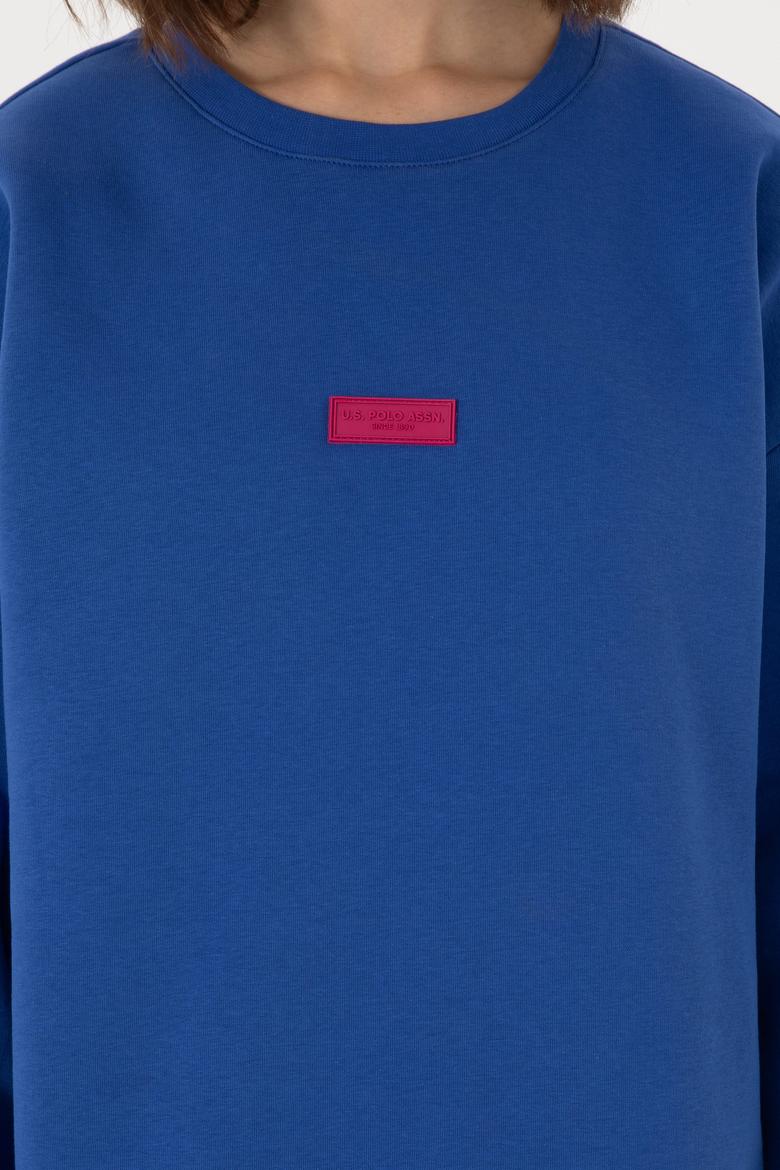 Kadın Saks Sweatshirt - 50294221017