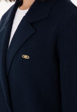 Kadın Lacivert Triko Hırka - 50293027006