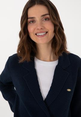 Kadın Lacivert Triko Hırka - 50293027006