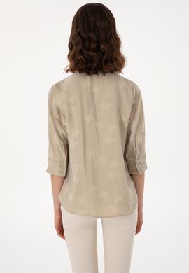 Kadın Taş Uzun Kollu Gömlek - 50299438010