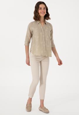 Kadın Taş Uzun Kollu Gömlek - 50299438010