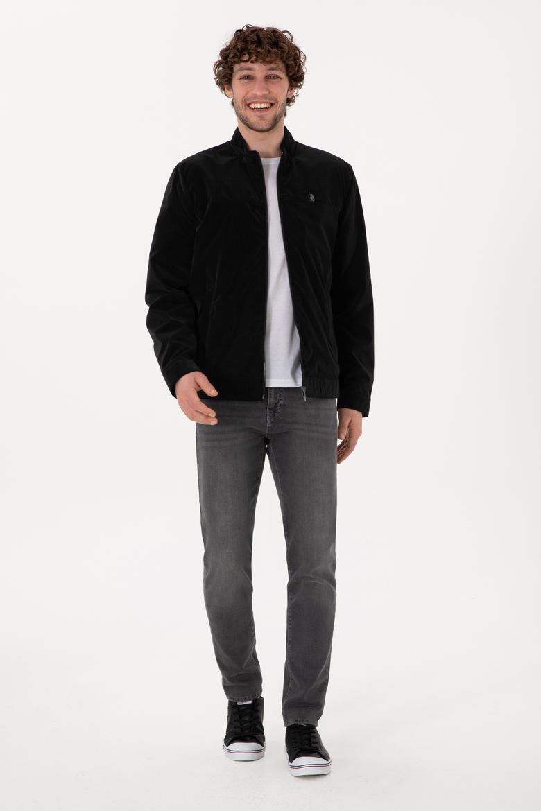 Erkek Siyah Deri Ceket - 50307416005