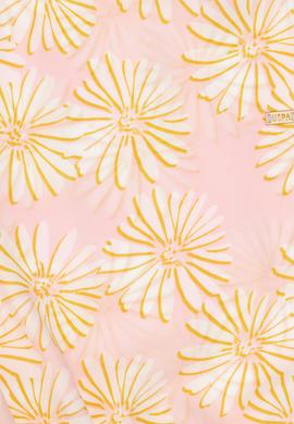 Kız Çocuk Açık Pembe Çiçek Desenli Kolsuz Gömlek - 50306603001