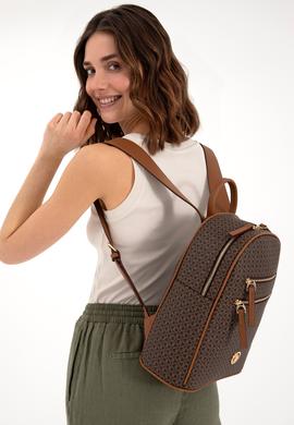 Kadın Kahverengi Sırt Çantası - 50293701003