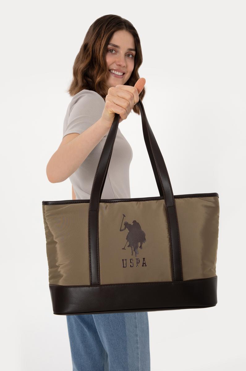 Kadın Haki Kapitone Kol Çantası