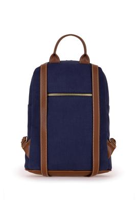 Kadın Lacivert Kanvas Sırt Çantası - 50300291003