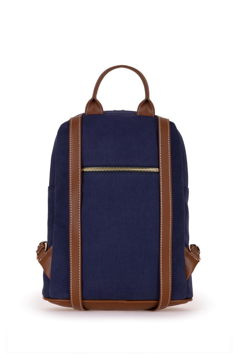Kadın Lacivert Kanvas Sırt Çantası - 50300291003