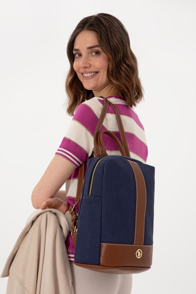 Kadın Lacivert Kanvas Sırt Çantası