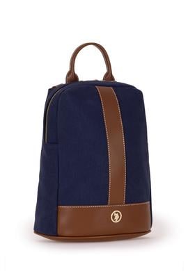 Kadın Lacivert Kanvas Sırt Çantası - 50300291003